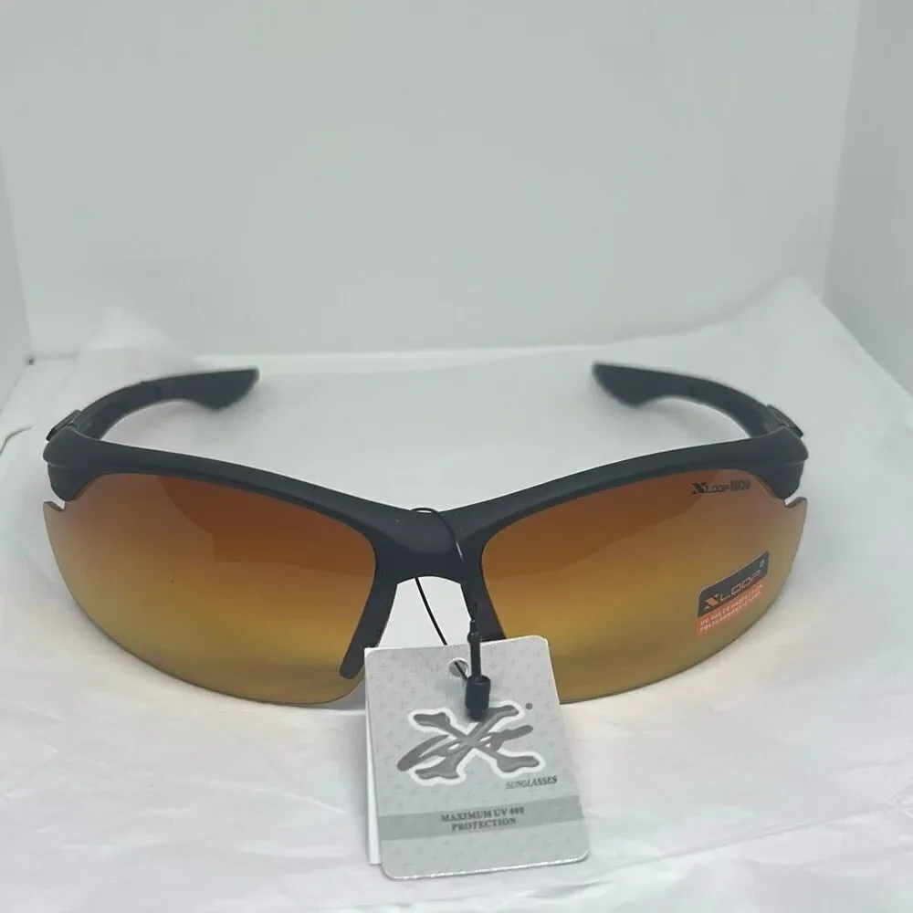 X-Loop HD+ Wraparound Sports Sunglasses – UV400 Protection, Polycarbonate Lens